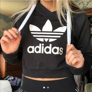 Adidas cropped hoodie